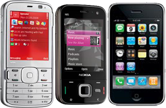 Nokia N79 N85 vs iPhone 3G