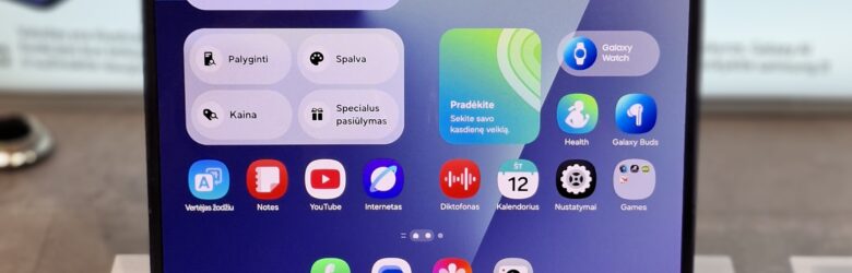 Samsung Galaxy Z Fold 7 fully unfolded showing the 8-inch main display