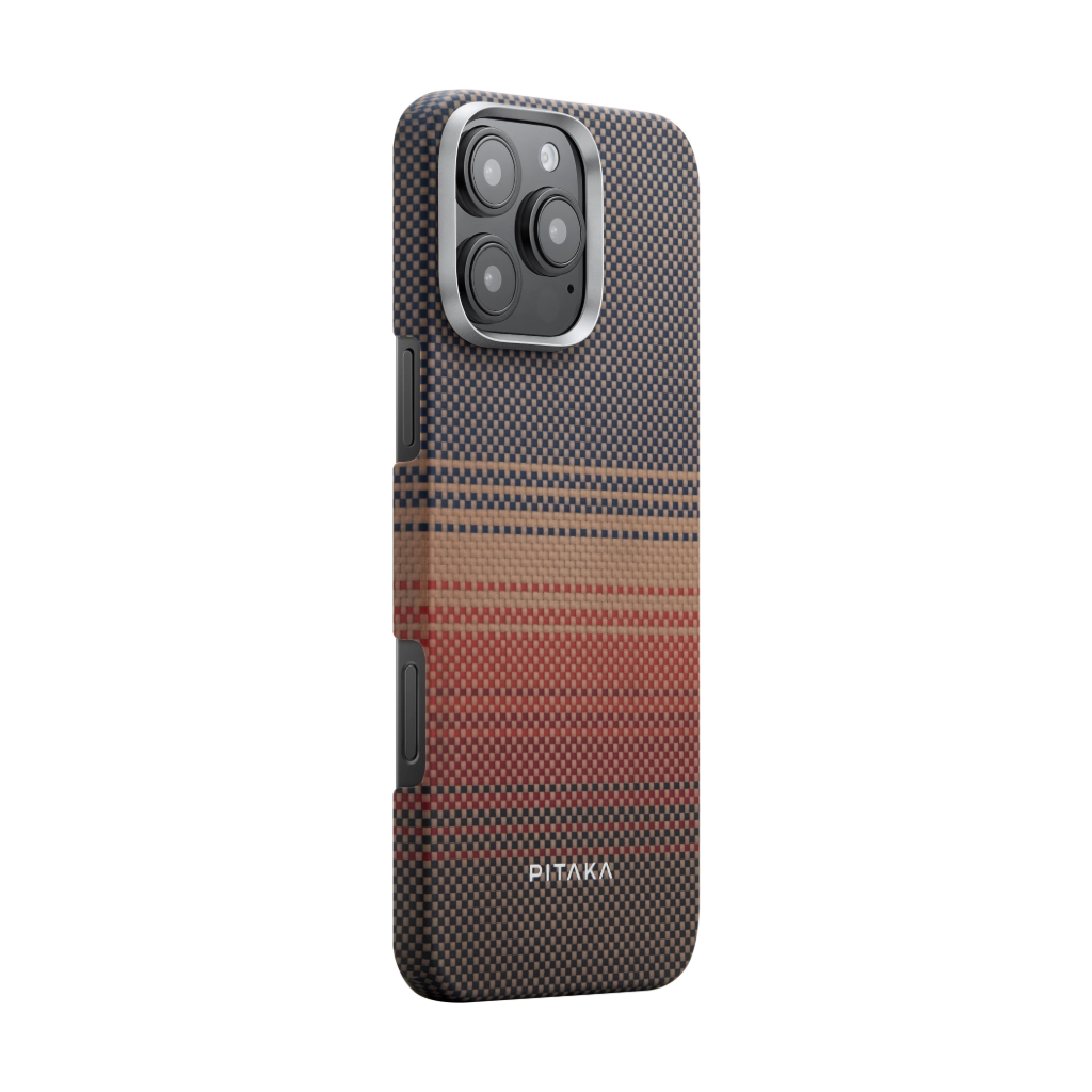 Pitaka aramid fiber case in Sunset colorway for Samsung Galaxy Z Fold 7