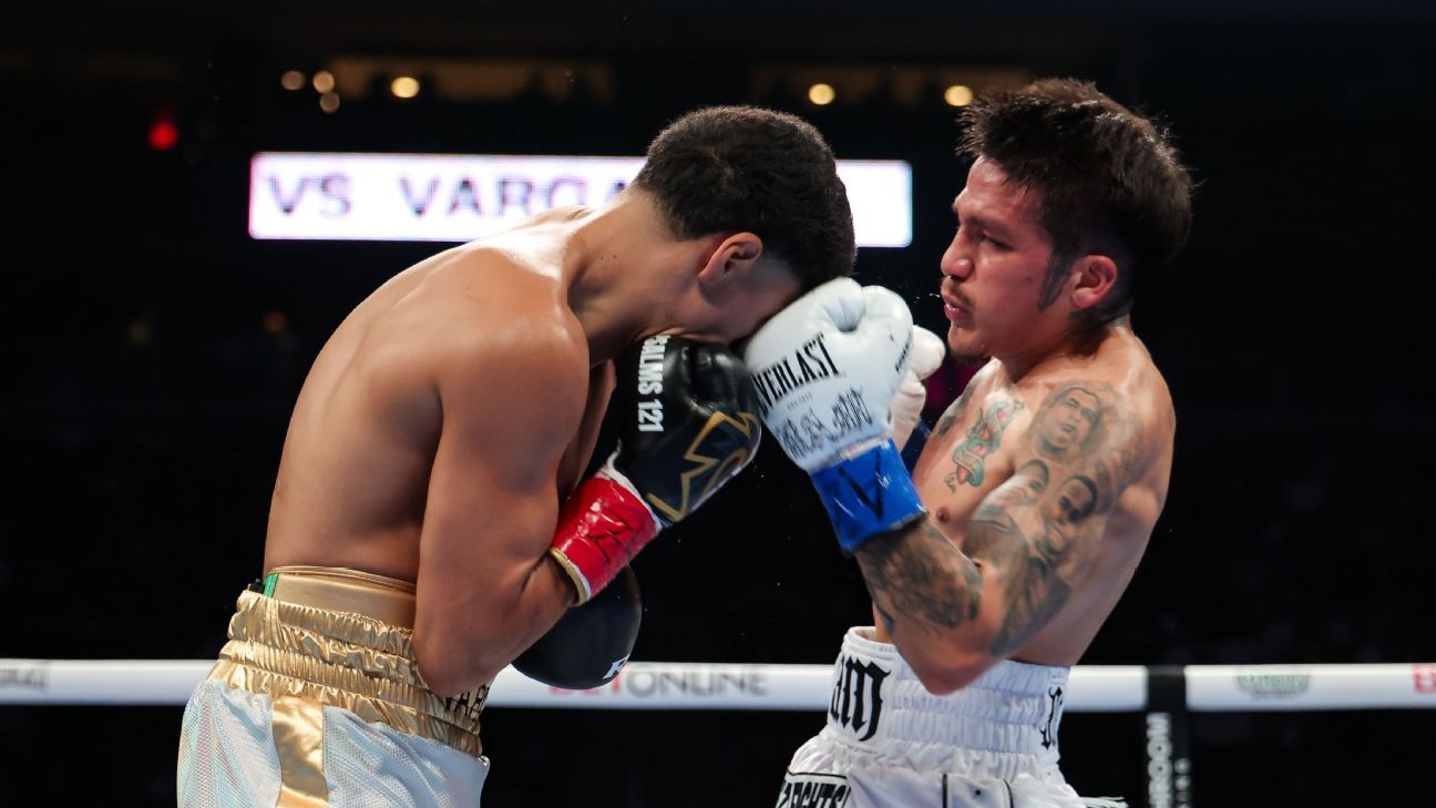 Jesse Bam Rodriguez stops Antonio Vargas via sixth-round KO to become a three-division world champion