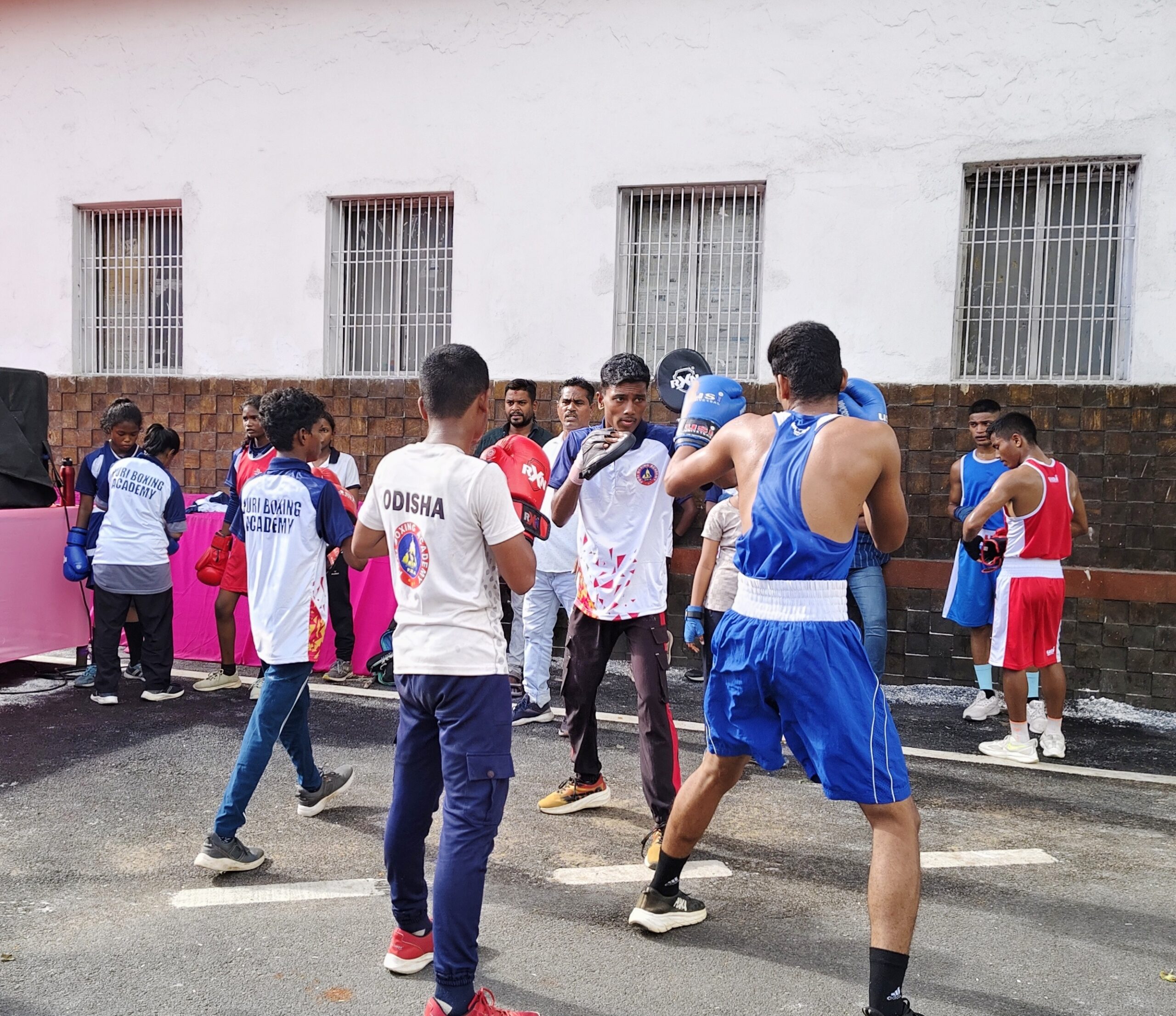 Boxing gloves and training representing the discipline and skill of champion boxer Bam Rodriguez