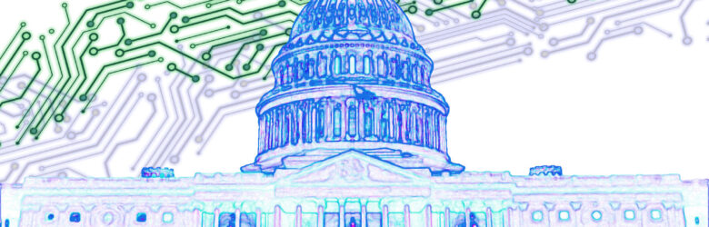 The US Capitol building representing government involvement in AI regulation