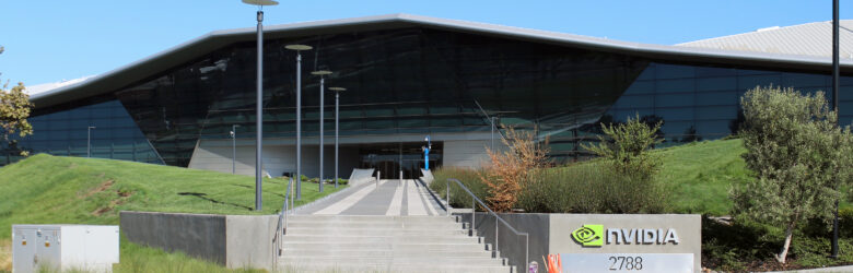 NVIDIA corporate headquarters building in Santa Clara, California