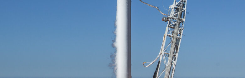 SpaceX Falcon 9 rocket lifting off from Vandenberg Air Force Base during the Iridium-1 mission