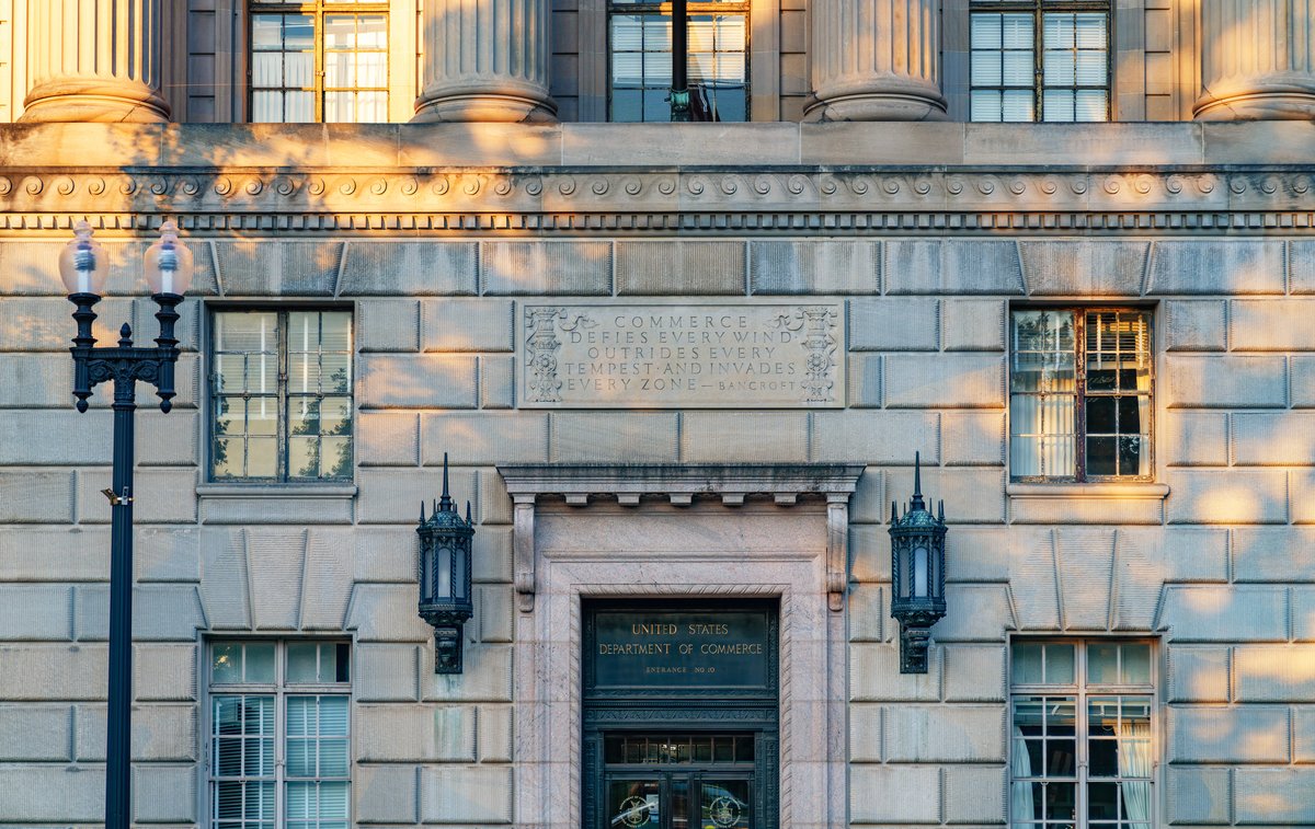 Herbert C. Hoover Building, home of the US Department of Commerce in Washington D.C.