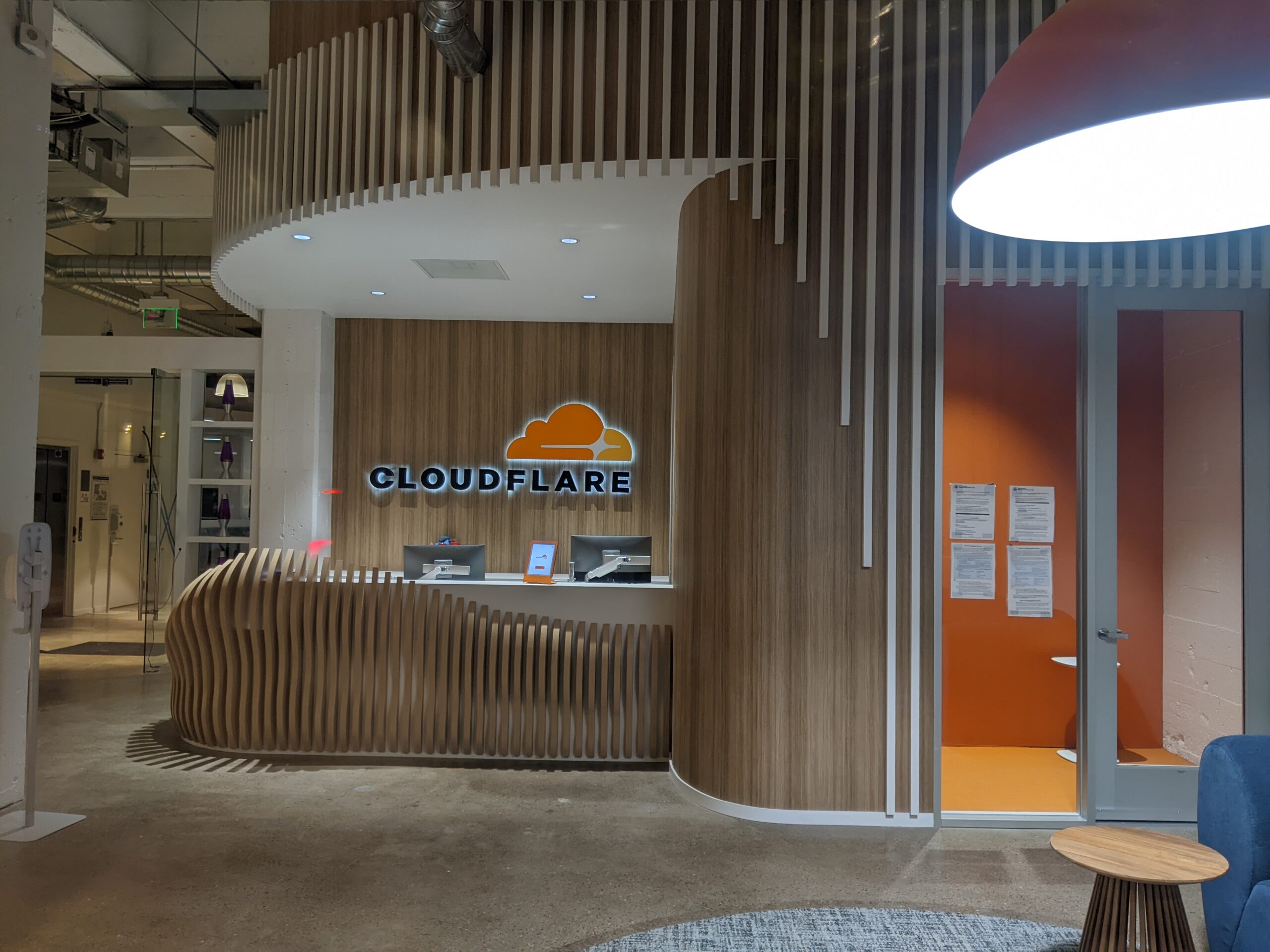 Cloudflare office entrance