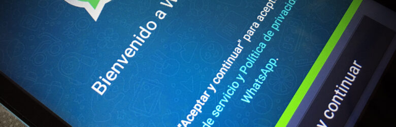 WhatsApp messaging app displayed on a smartphone screen