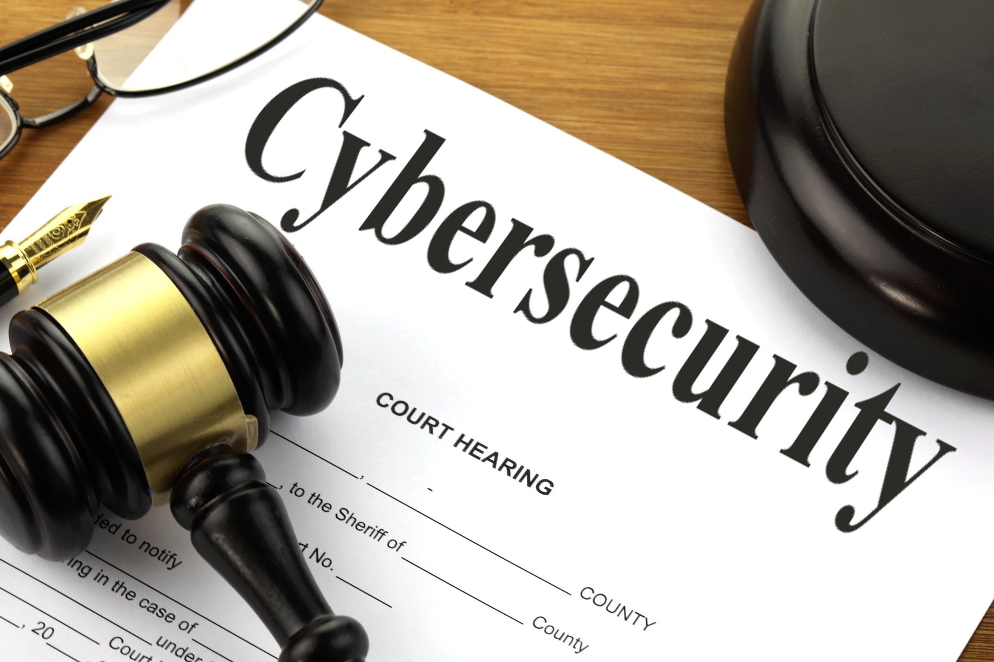 Cybersecurity court document and gavel representing a government investigation into a runaway AI agent