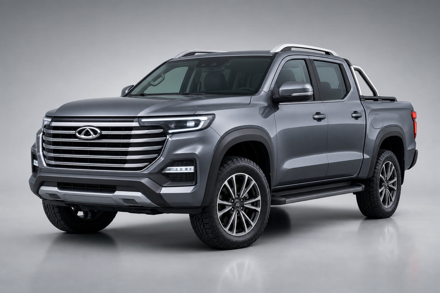 AI-generated illustration of the Chery Stockman diesel plug-in hybrid pickup truck