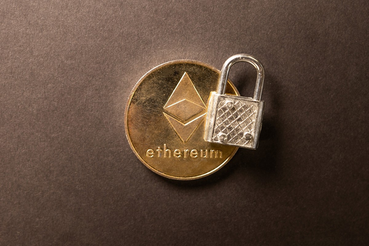 Ethereum cryptocurrency security concept illustration
