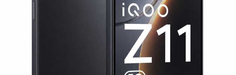 iQOO Z11 in Cosmic Black with a dual rear camera module