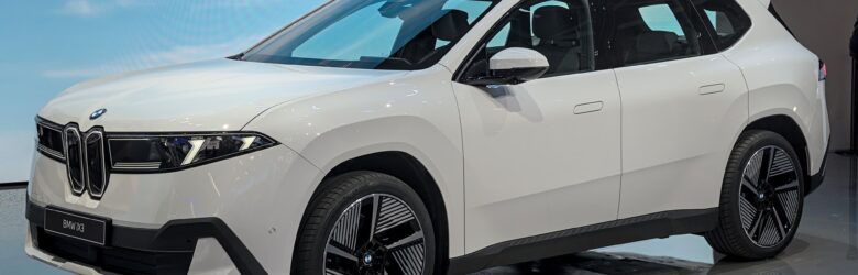 BMW iX3 50 xDrive Neue Klasse electric SUV displayed at the IAA Summit 2025 in Munich