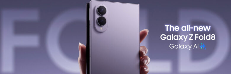 Samsung Galaxy Z Fold8 in Lavender color, official Samsung Philippines key visual