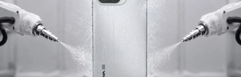 Lava Virat V1 Pro 5G in Sikkim Midnight, showing the rear camera module and 6.75-inch HD+ display