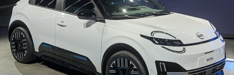 Nissan Micra EV compact electric hatchback at Auto Zurich 2025