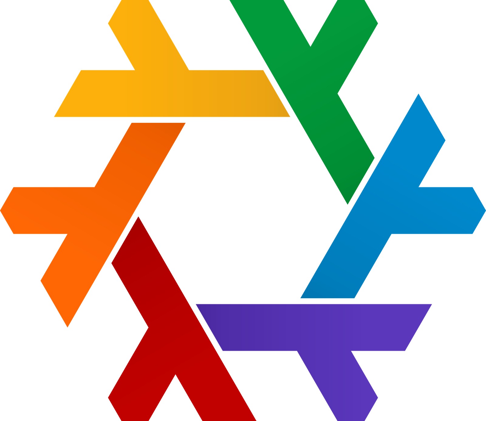 The NixOS rainbow snowflake logo