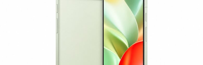 Google Pixel 11 in Pistachio showing the slim camera visor