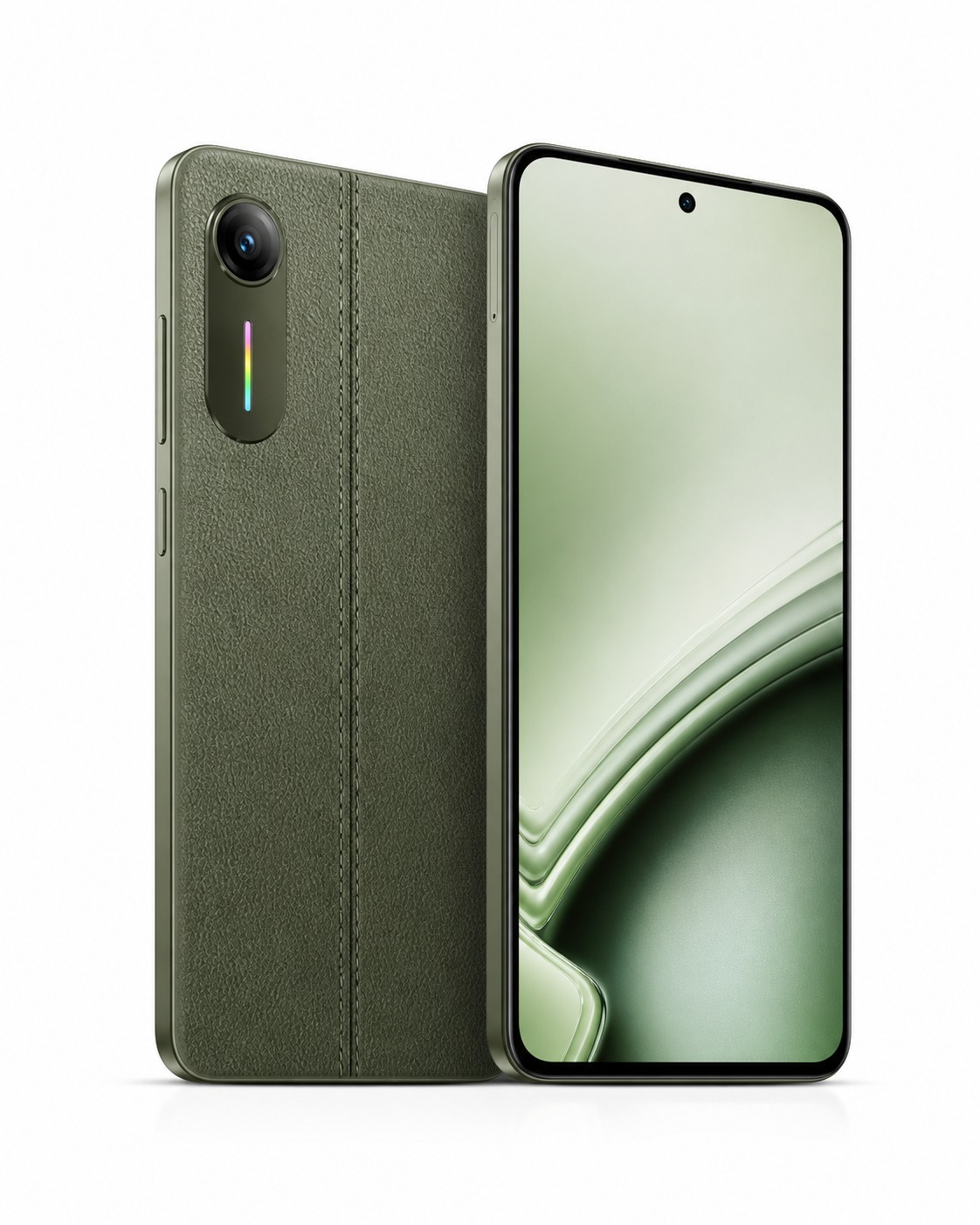 Redmi M100 smartphone in Wilderness Green