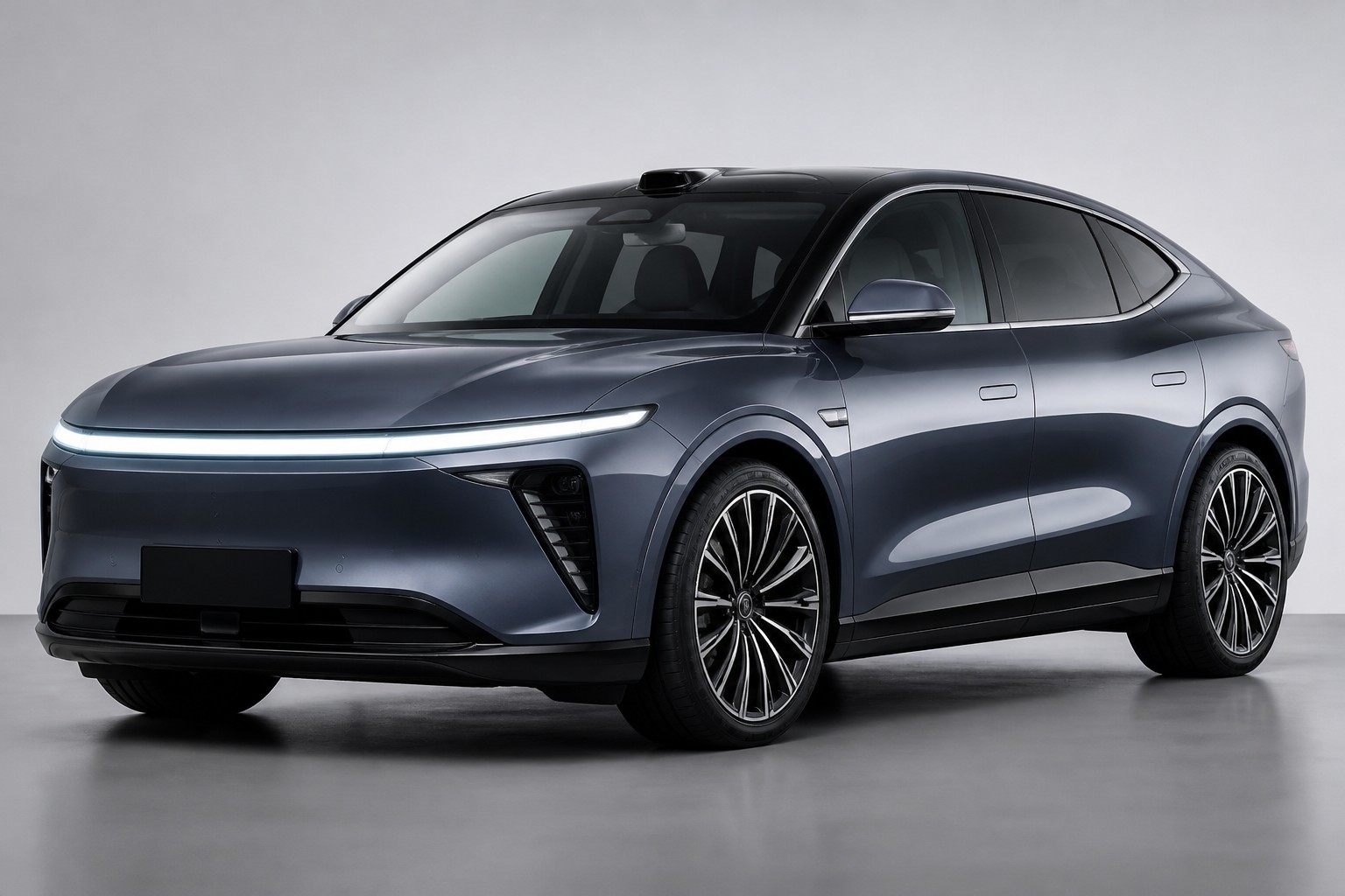 Xpeng G9L large electric flagship SUV rendered as an AI illustration
