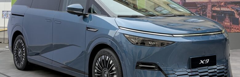 XPeng X9 seven-seat electric MPV on display at IAA 2025