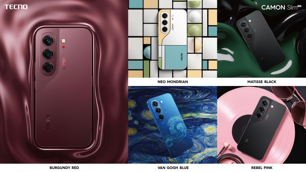 Tecno Camon Slim 5G press render