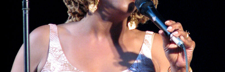 Cassandra Wilson performing at the Charlie Parker Jazz Festival