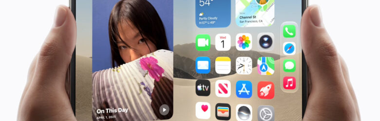 Apple iPhone Duo foldable smartphone official press render (Night Sky)