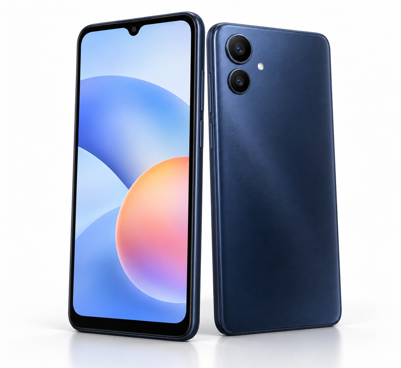Samsung Galaxy A08 smartphone in Navy Blue
