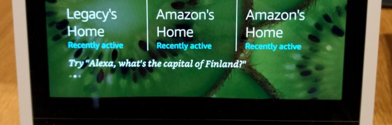 Amazon Echo Show smart display in white