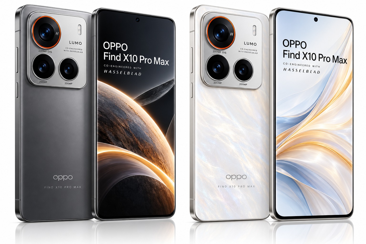 Oppo Find X10 Pro Max in Luna White