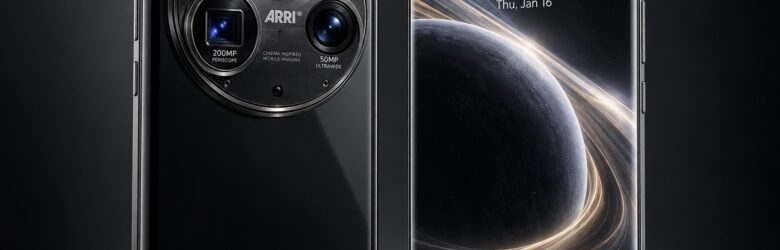 Honor Magic9 Pro Max in Shadow Black with ARRI-branded circular camera module