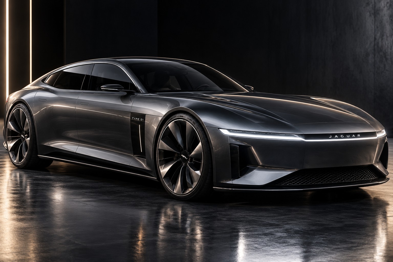 Jaguar Type 01 electric grand tourer