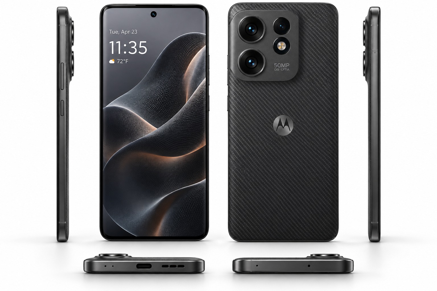 Motorola Signature 27 product shot in Pantone Coal Smoke