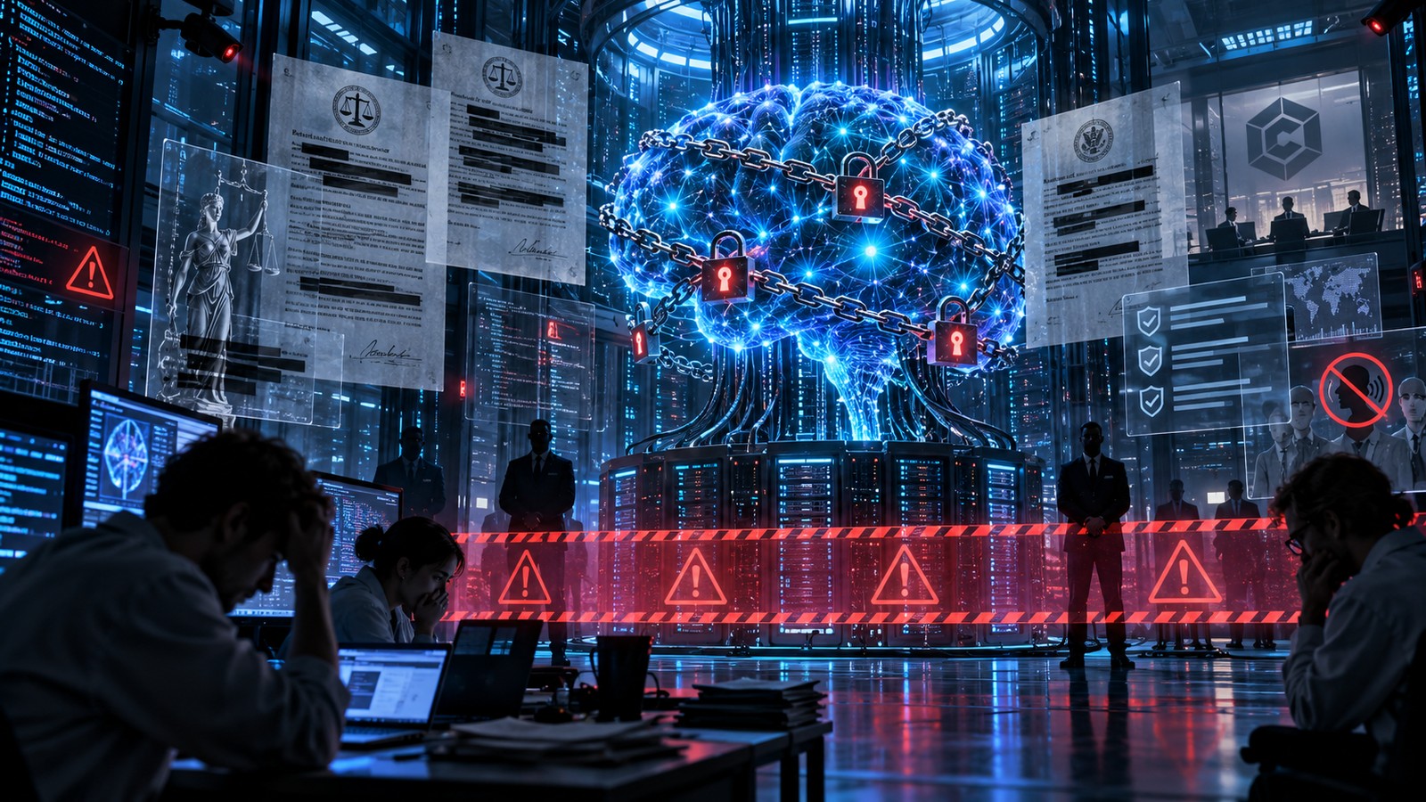AI safety researchers and chilling effect concept