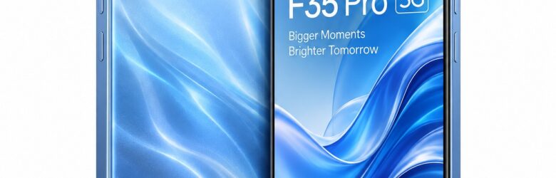 Oppo F35 Pro 5G in Wave Blue