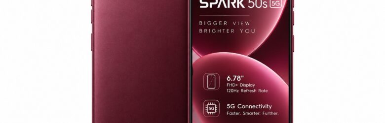 Tecno Spark 50s 5G Burgundy Red